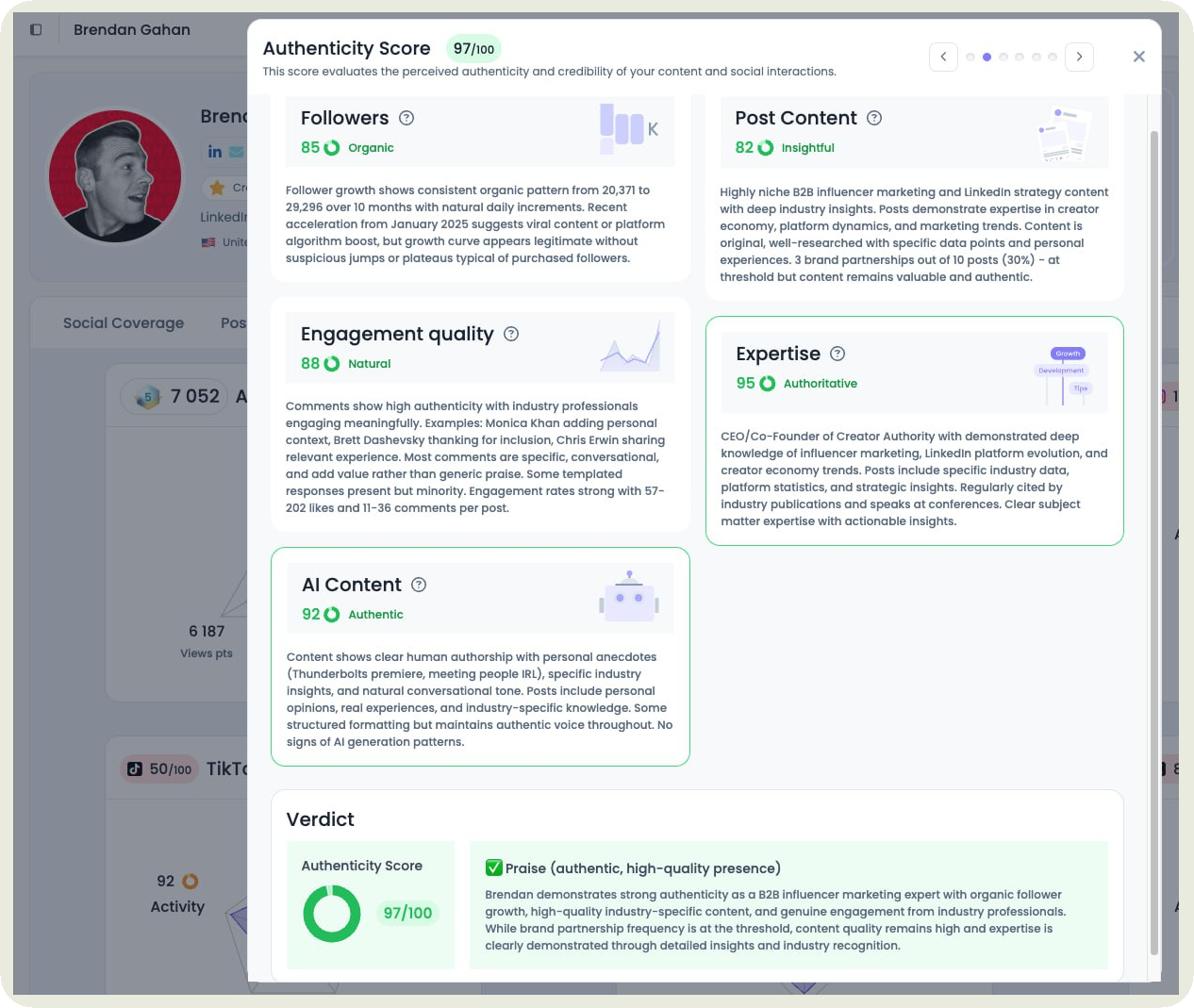 linkedin influencer analytics tool